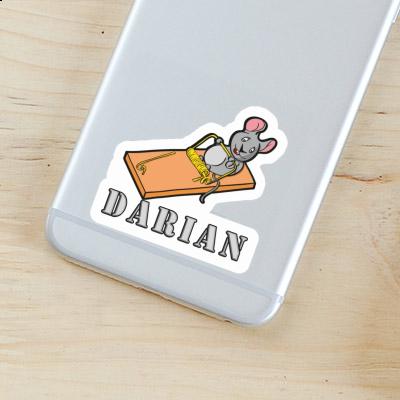 Sticker Fitness Mouse Darian Notebook Image