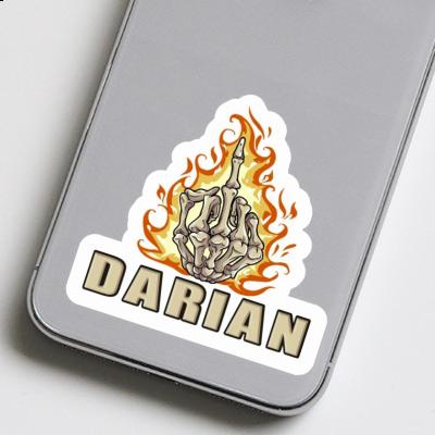 Sticker Middlefinger Darian Notebook Image