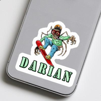 Sticker Snowboarder Darian Image