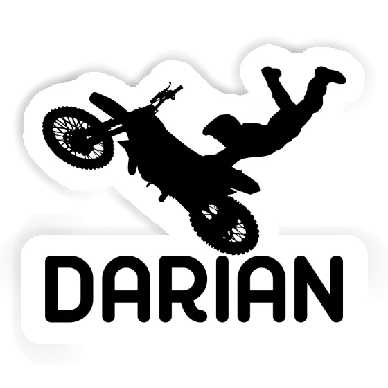 Sticker Motocross-Fahrer Darian Notebook Image