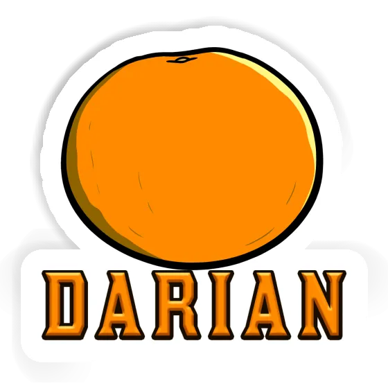 Sticker Darian Orange Gift package Image