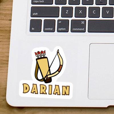 Pfeilbogen Sticker Darian Notebook Image