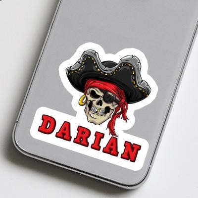 Darian Aufkleber Piratenschädel Image