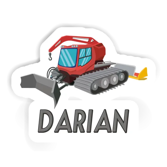 Snow Groomer Sticker Darian Notebook Image