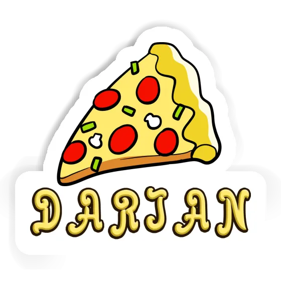 Autocollant Darian Pizza Notebook Image