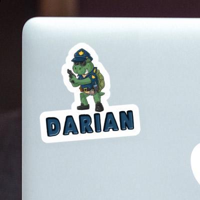 Sticker Police Officer Darian Notebook Image