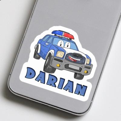 Sticker Police Car Darian Laptop Image