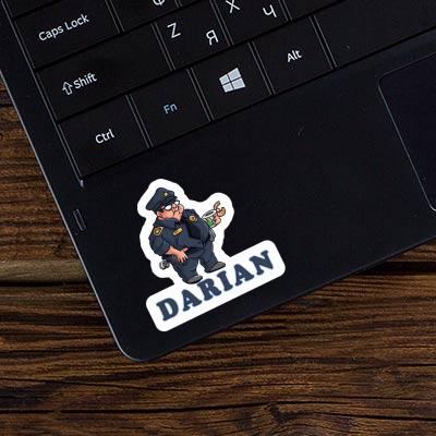 Sticker Darian Police Officer Gift package Image