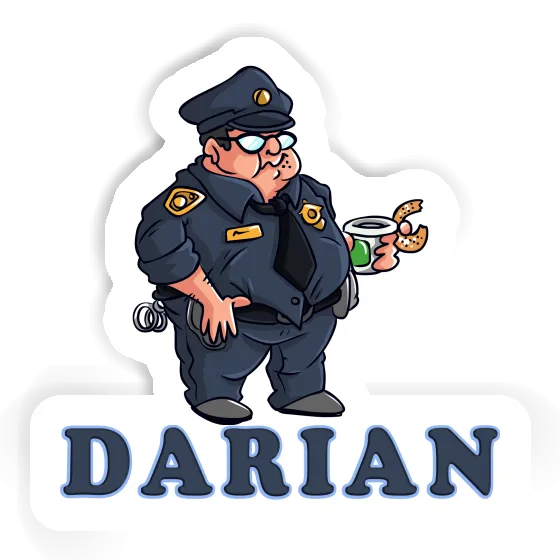 Sticker Darian Police Officer Gift package Image