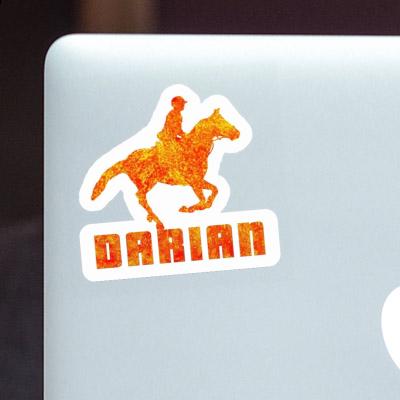 Darian Sticker Horse Rider Laptop Image