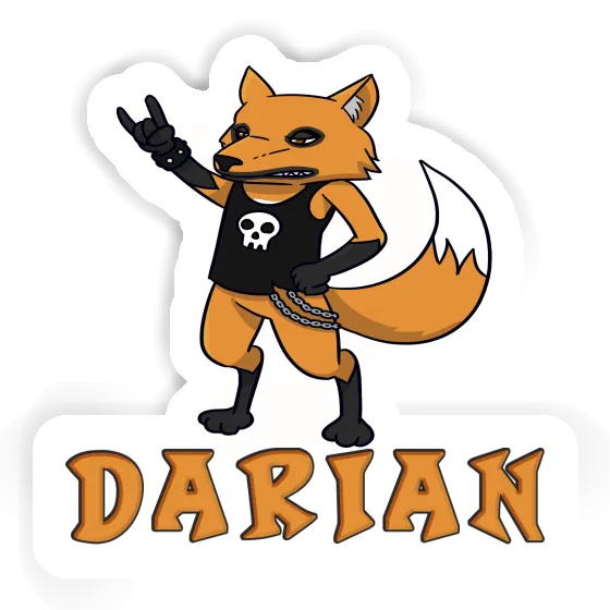 Sticker Fox Darian Laptop Image