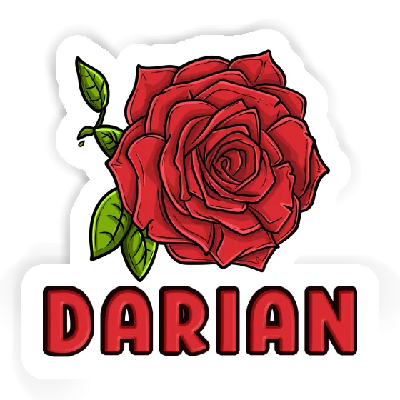 Rose Autocollant Darian Image