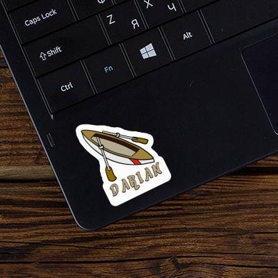 Sticker Darian Rowboat Laptop Image