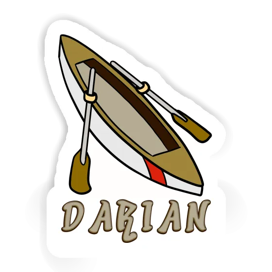 Sticker Darian Rowboat Laptop Image