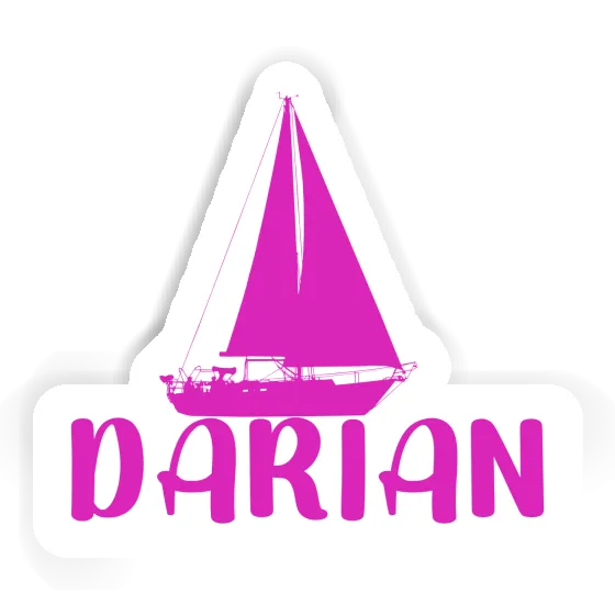 Sticker Sailboat Darian Gift package Image