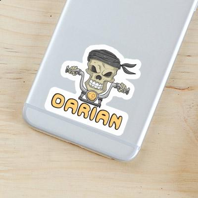 Darian Sticker Motorcycle Rider Notebook Image