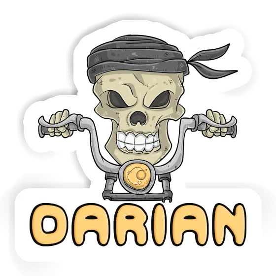 Darian Sticker Motorcycle Rider Laptop Image