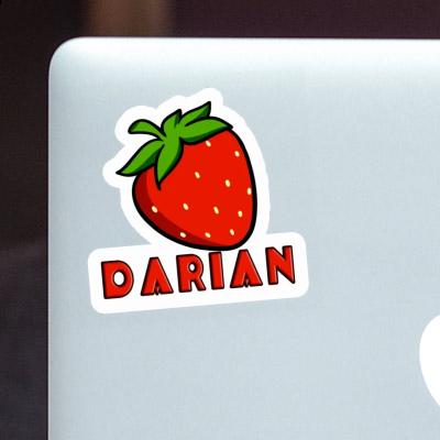 Autocollant Fraise Darian Laptop Image