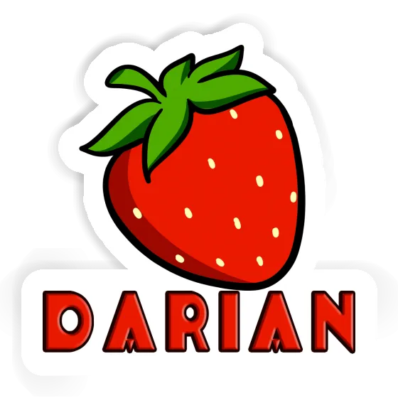 Autocollant Fraise Darian Laptop Image