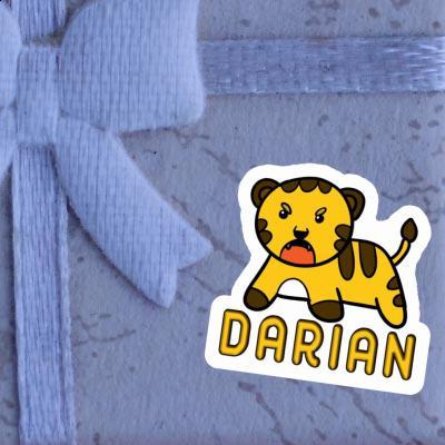 Sticker Darian Baby Tiger Gift package Image