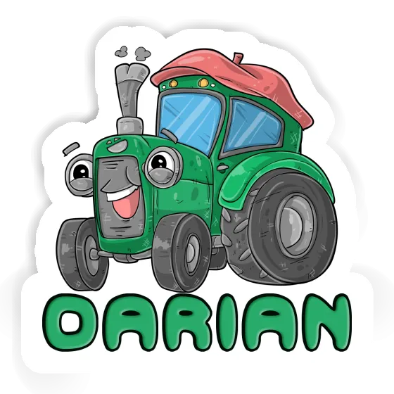 Tractor Sticker Darian Notebook Image