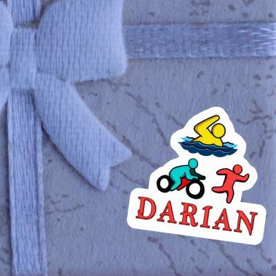 Sticker Triathlete Darian Notebook Image