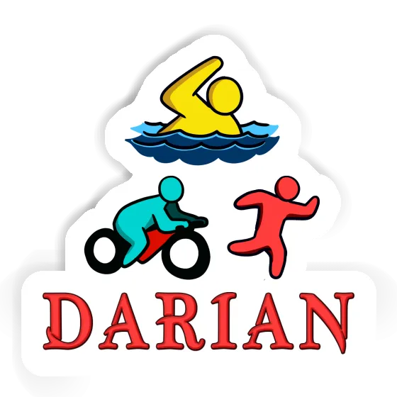 Sticker Triathlete Darian Laptop Image