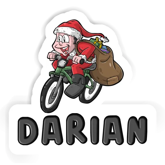 Bicycle Rider Sticker Darian Laptop Image