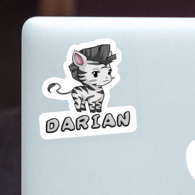 Zebra Sticker Darian Laptop Image