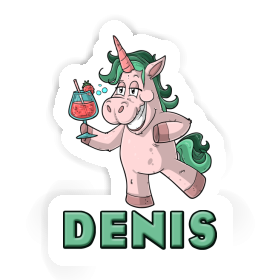 Party Unicorn Sticker Denis Image