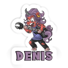 Rocking Unicorn Sticker Denis Image