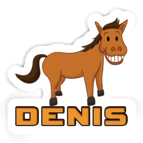 Grinsepferd Aufkleber Denis Image