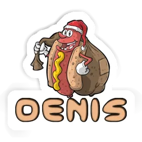 Aufkleber Denis Hot Dog Image
