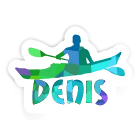 Aufkleber Kajakfahrer Denis Image