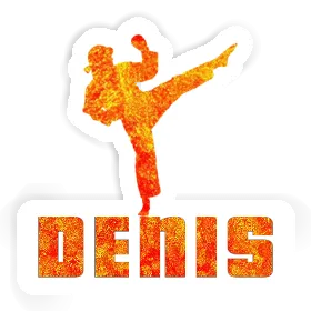 Karateka Aufkleber Denis Image