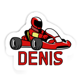 Sticker Kartfahrer Denis Image