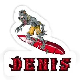 Sticker Denis Surfer Image