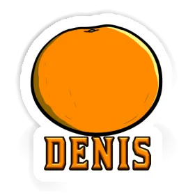 Denis Aufkleber Orange Image