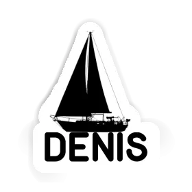 Denis Sticker Sailboat Image