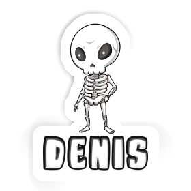 Skelett Sticker Denis Image