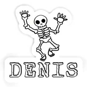 Denis Aufkleber Totenkopf Image