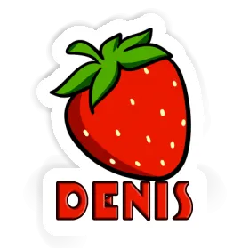 Denis Aufkleber Erdbeere Image
