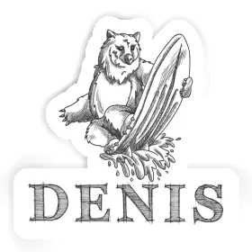 Denis Sticker Surfer Image