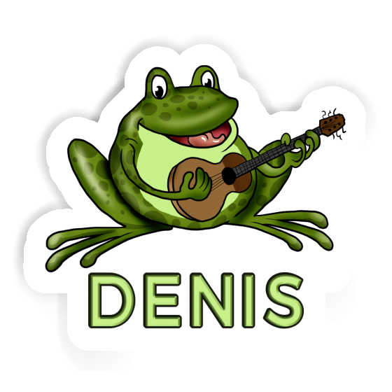 Denis Autocollant Grenouille à guitare Gift package Image