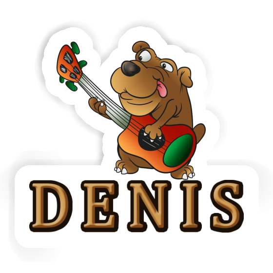 Sticker Denis Guitar Dog Gift package Image