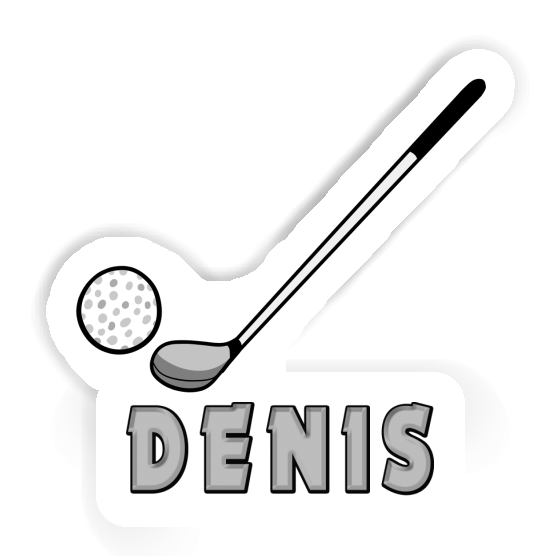 Aufkleber Golfschläger Denis Image