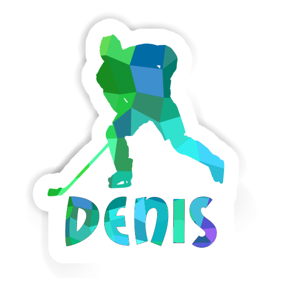 Denis Aufkleber Eishockeyspieler Laptop Denis Aufkleber Eishockeyspieler Laptop Image