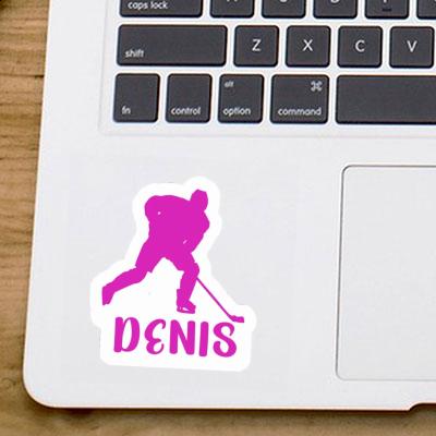 Eishockeyspielerin Aufkleber Denis Eishockeyspielerin Aufkleber Denis Image