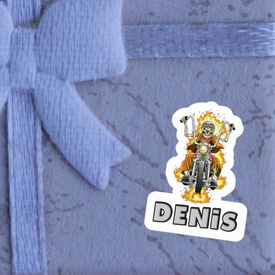 Aufkleber Denis Motorradfahrer Notebook Aufkleber Denis Motorradfahrer Gift package Image