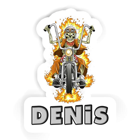 Aufkleber Denis Motorradfahrer Laptop Aufkleber Denis Motorradfahrer Laptop Image